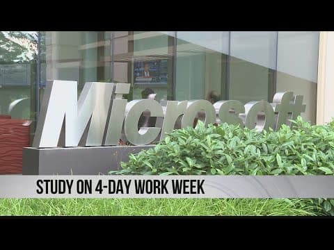 Microsoft conducts 4-day work week study