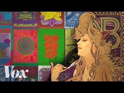 Where the 1960s "psychedelic" look came from