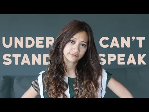 I understand natives but cannot speak.... WHY!?