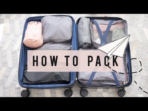 Travel Tips on How To Pack Light  | ANN LE