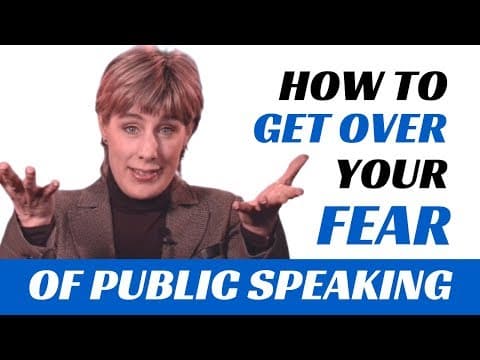 How to Get Over Your Fear of Public Speaking