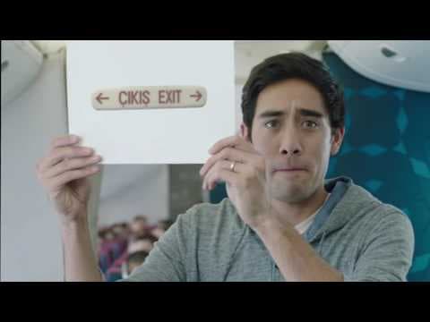 Turkish Airlines Safety Video with Zach King