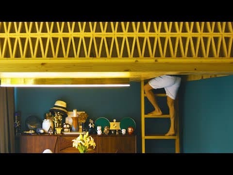 NEVER TOO SMALL ep.20 33sqm Tiny Apartment - Treehouse