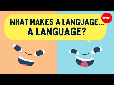 What makes a language... a language?