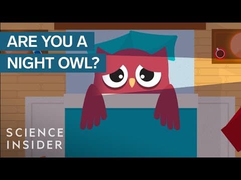 What Happens When A Night Owl Is Forced To Live Like An Early Bird