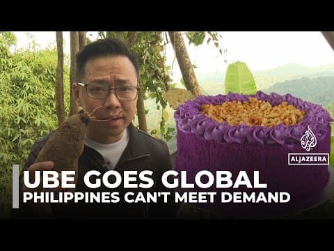 Purple ube takes off globally, leaving Filipino farmers racing to catch up