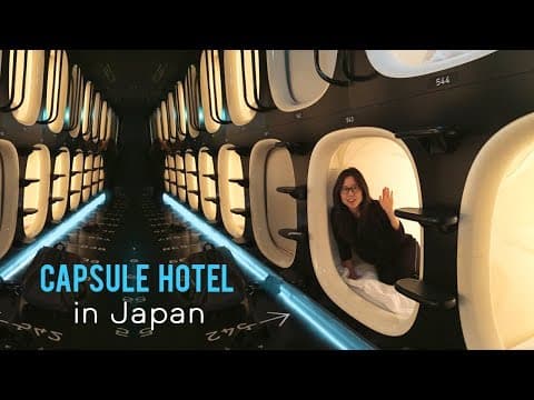 Tokyo Capsule Hotel Tour