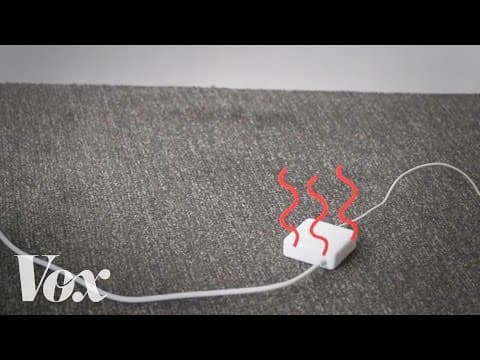 Why your laptop charger is so hot