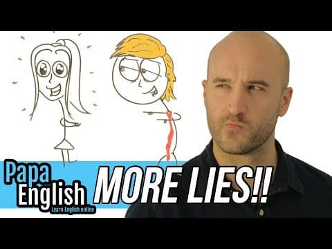 More LIES!!! - English vocabulary about Lying