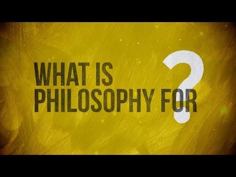 What is philosophy?