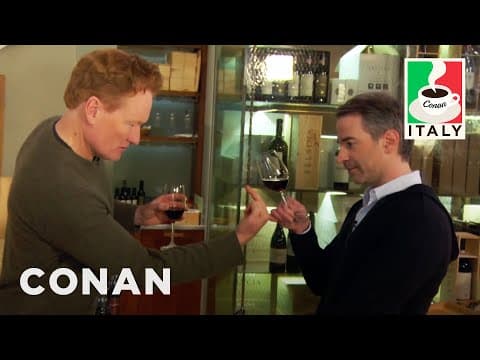Conan & Jordan Schlansky's Italian Wine Tasting - CONAN on TBS