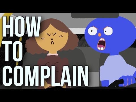 How to Complain