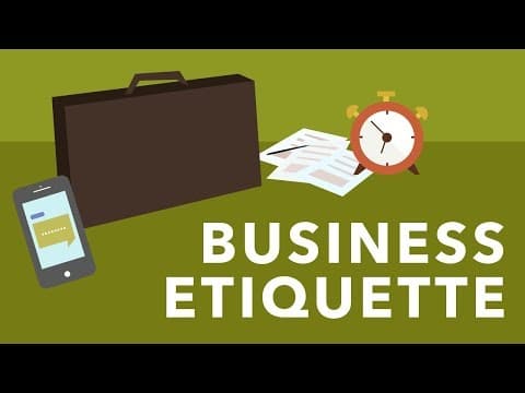Business Etiquette Basics