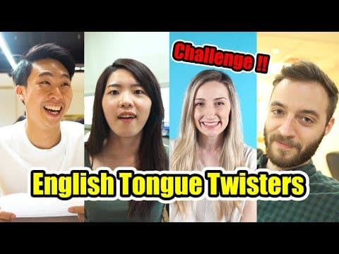 VT English | Classic English Tongue Twisters to Improve Your Pronunciation