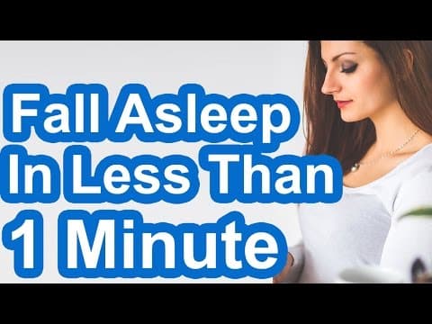 How to Fall Asleep In Less Than 1 Minute