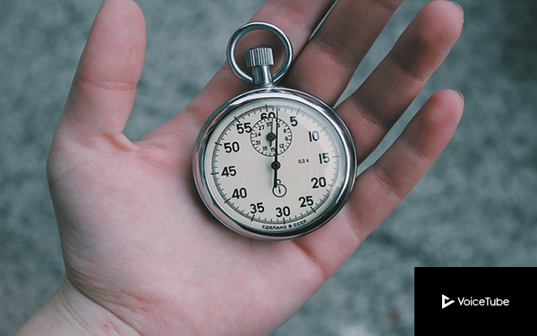 productivity timer in man's hand