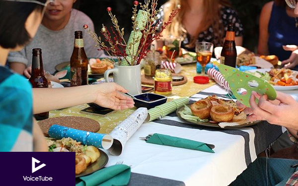 celebrating a special occasion with food and drinks