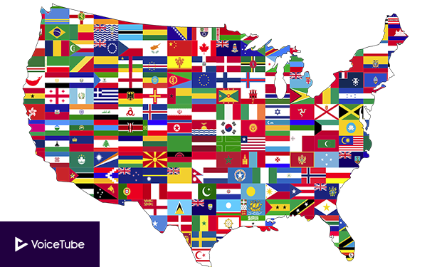 America multicultural map